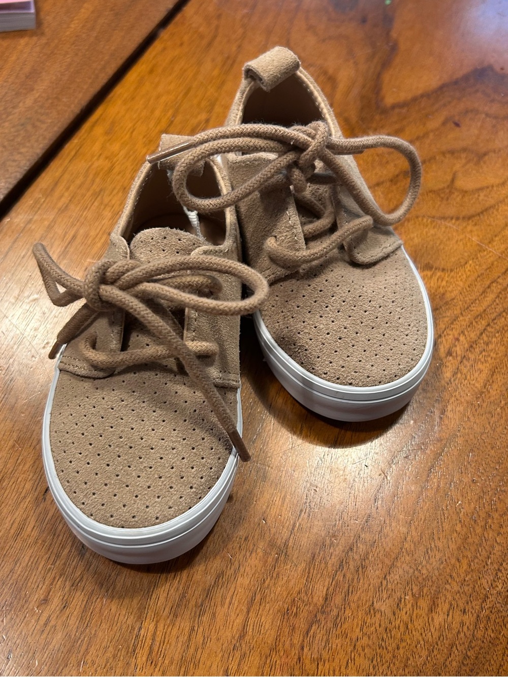 NWT Janie & Jack Boys real Suede Sneakers